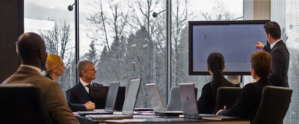 Business people having business meeting