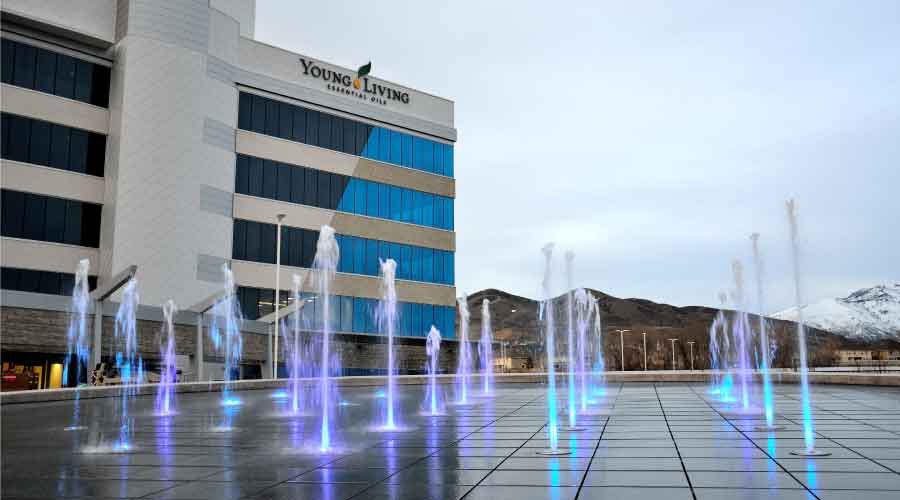 commercial office water fountain