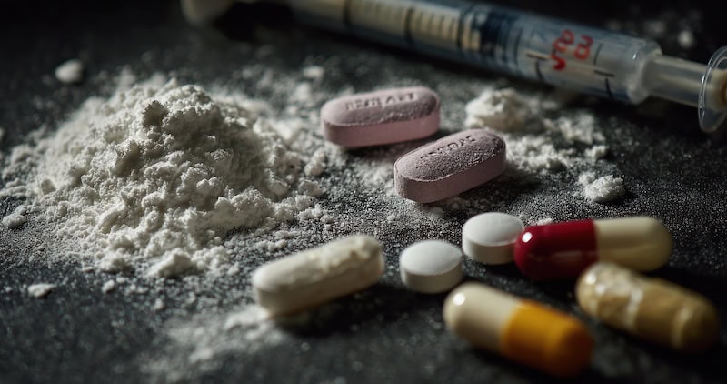 illicit drug residue