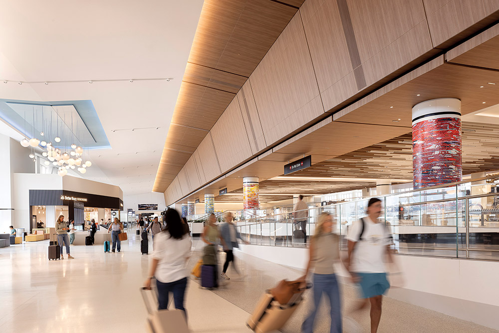 The LEED-certified terminal The LEED-certified terminal