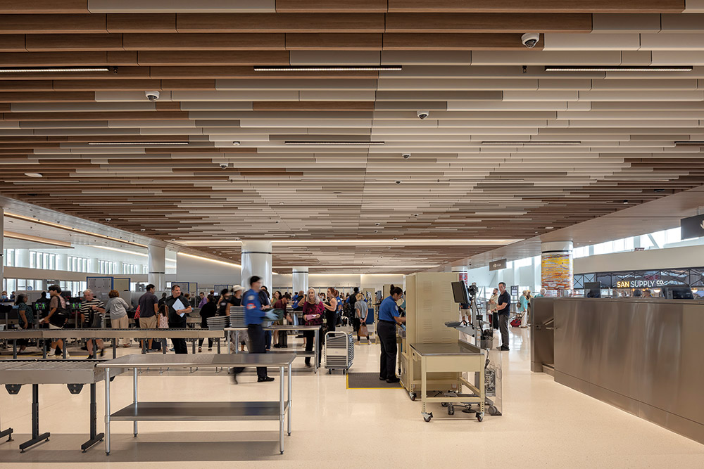 The LEED-certified terminal The LEED-certified terminal