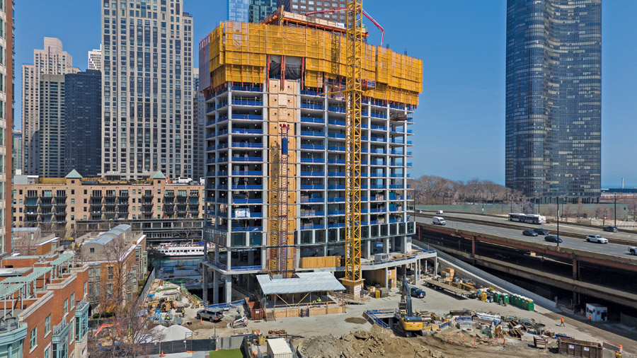 As the North Tower rises As the North Tower rises