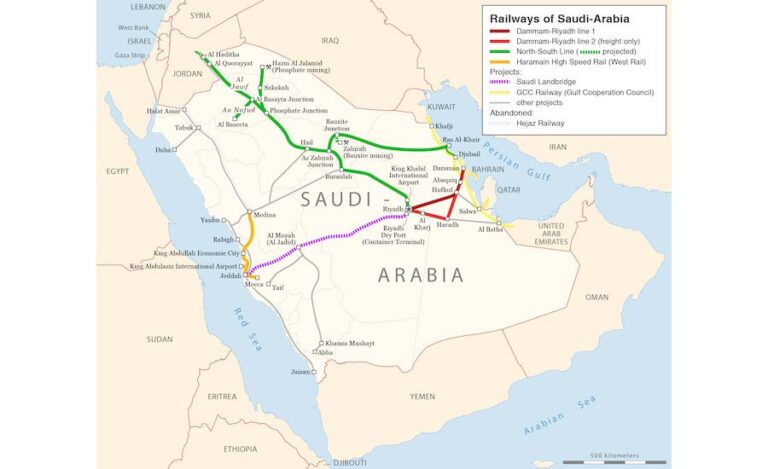 Saudi Arabia Moves Forward on $7B Rail Landbridge Project